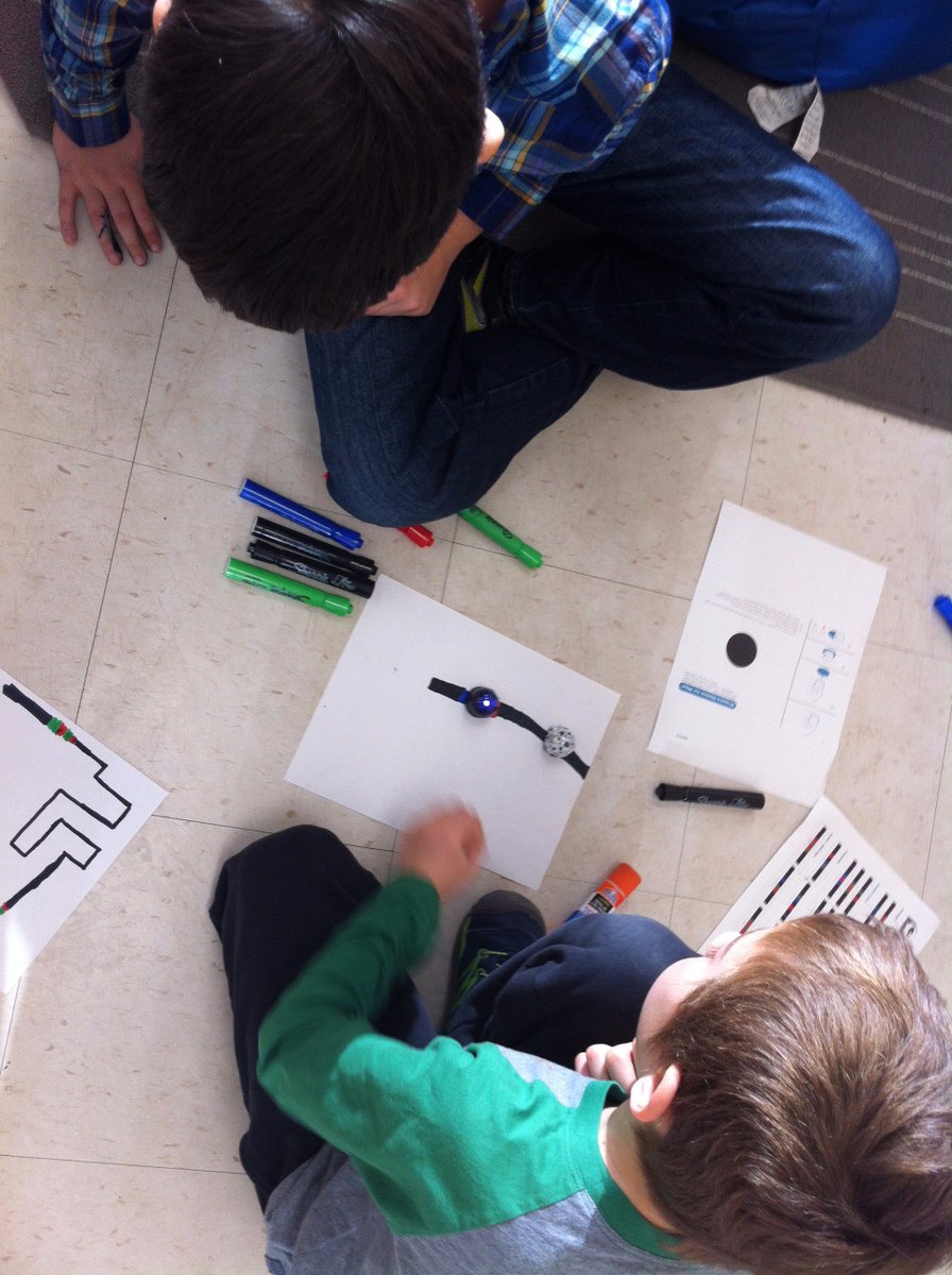R_classroom's tweet photo. Tech Week! Ozobot Robots allow students to explore coding with colour. These miniature robots are being named tomorrow! 🔍 https://t.co/rxABcCkUp1