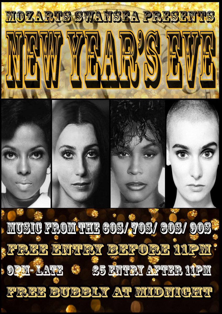 #NEWYEARSEVE at Mozarts! Playing all the best 60s/70s/80s/90s till late late late! #swansea #mozartsswansea