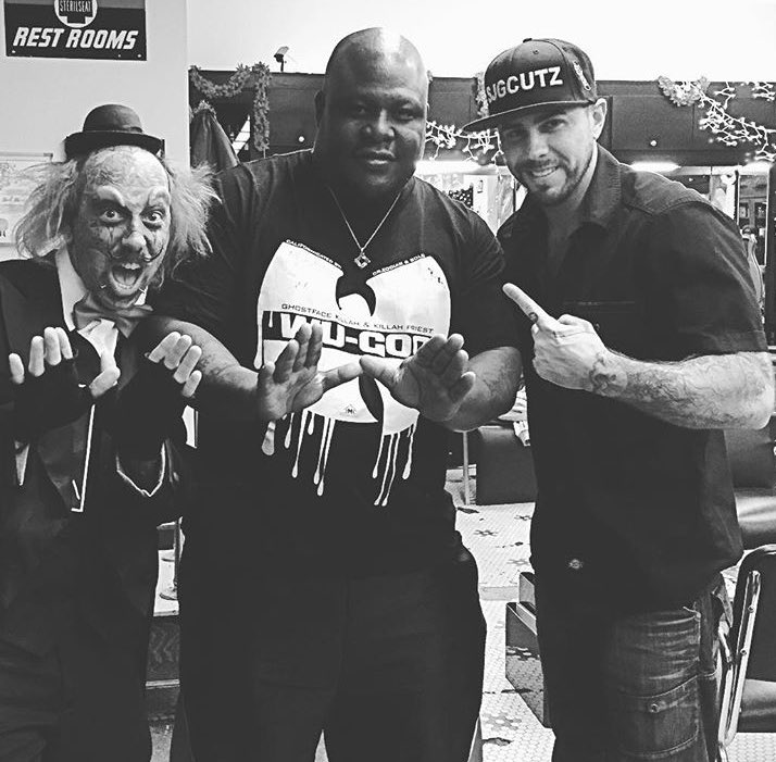 #TBT to yesterday when <a href="/KillahPriest/">Killah Priest</a> came in for a cut 👐