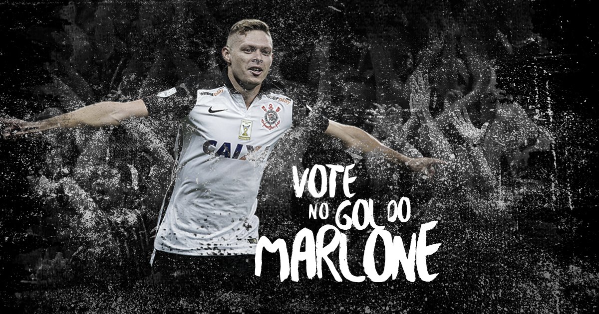 Corinthians's tweet photo. O gol do Marlone contra o Cobresal concorre ao Prêmio Puskas de gol mais bonito do ano.

Vote aqui: https://t.co/pOvCAwVEAT…/…/index.html https://t.co/WWpjSud4So
