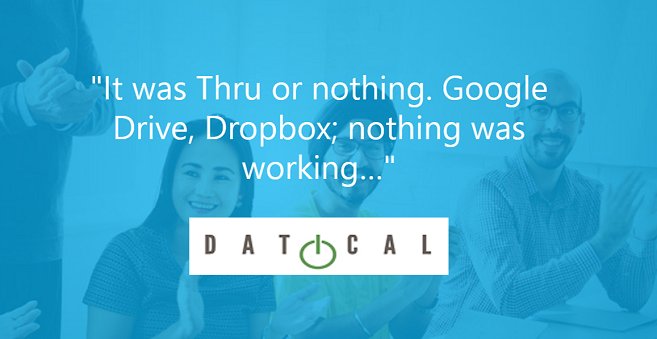 ThruInc's tweet photo. Datical securely delivers its #software to the #Fortune25 w/ Thru. Read case study: https://t.co/DtAkFvJKQv https://t.co/Ku2Rh3OJWN