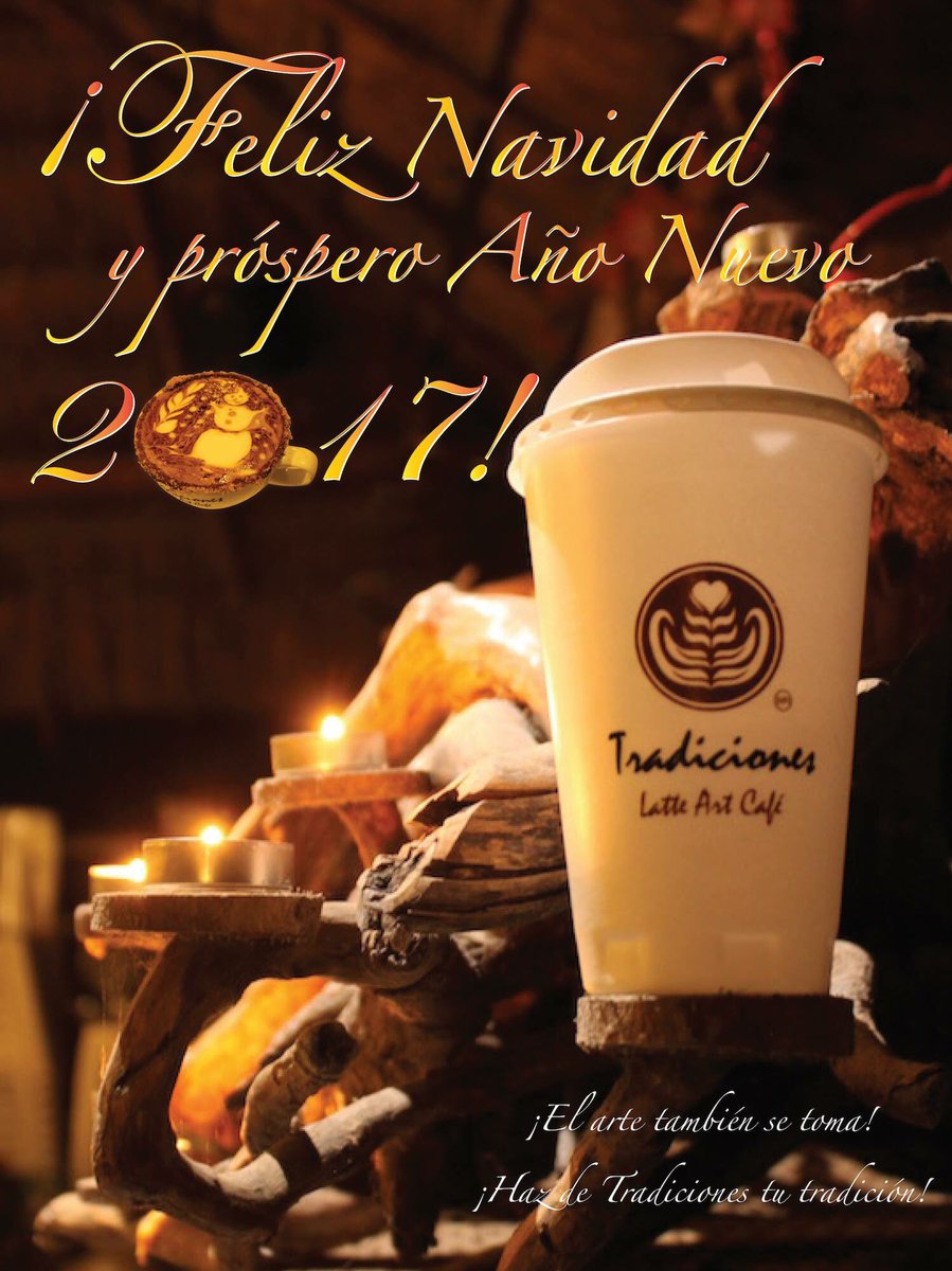 CafeTradiciones's tweet photo. La Navidad y el fin de año se acercan y queremos decirles gracias a todos, clientes y amigos por hacer de Tradiciones Latte Art Café https://t.co/6EA6akukFv