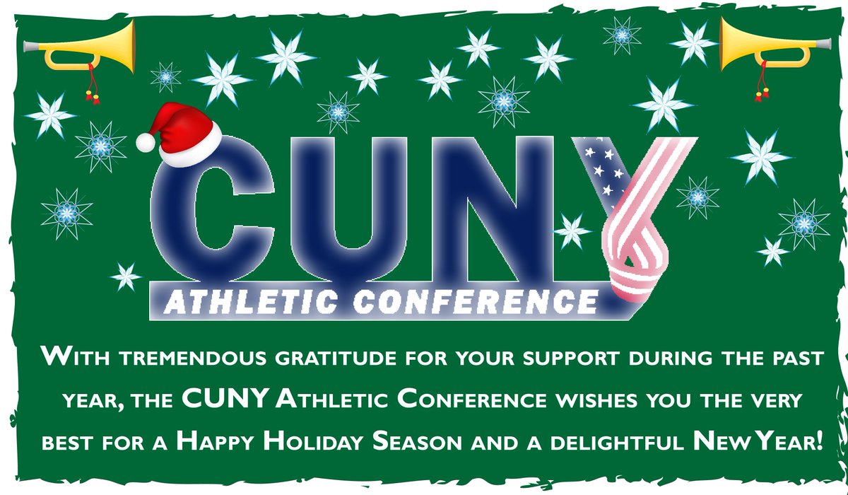 The CUNY Athletic Conference wishes you a Happy Holiday season!