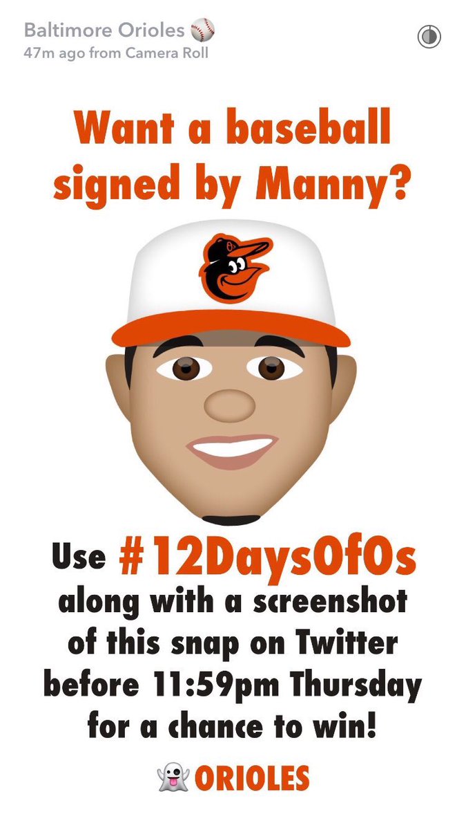 ItsReallyTimmyB's tweet photo. I'd rather have a contract signed by manny @Orioles #12DaysofOs https://t.co/zHV1dm9vU4