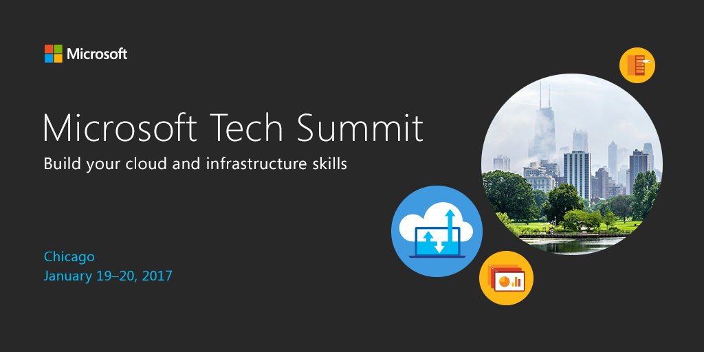 The #MSTechSummit in Chicago is a month away! We're excited to visit Millennium Park, what about you? Sign up: https://www.microsoft.com/en-us/techsummit/default.aspx?wt.mc_id=owned_CloudTwitter_Copy