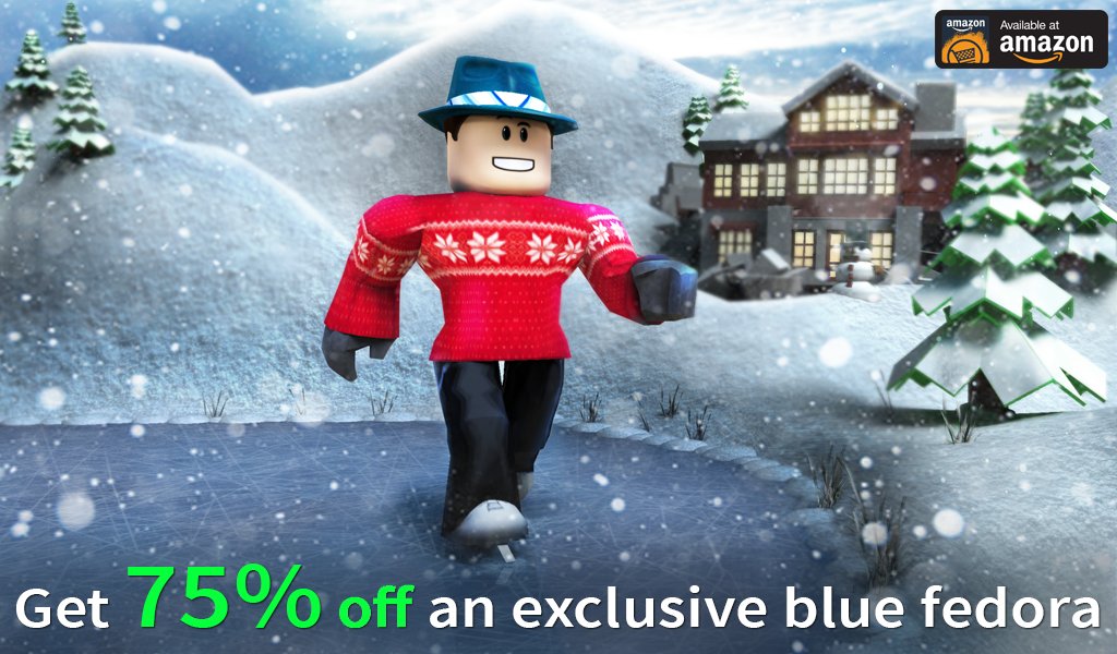 Roblox On Twitter Exclusive Limited Time Offer 75 Off The Roblox Blue Fedora R 400 Value Now Only R 100 On Amazon Until Dec 30 Https T Co Czsjoe0pws Https T Co 80mhyigbrq - blue fedora roblox