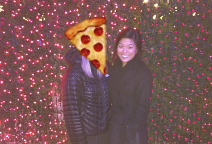 NotAmyStott's tweet image. Brought a pizza my heart to zoo lights