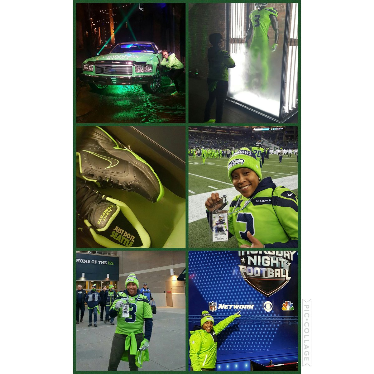 MeshMode12's tweet photo. #throwbackthursday to when I won the on field experience through @usnikefootball #nike #ColorRush #lightupthursdaynight #gohawks #weare12 https://t.co/CHpxgGcpfh