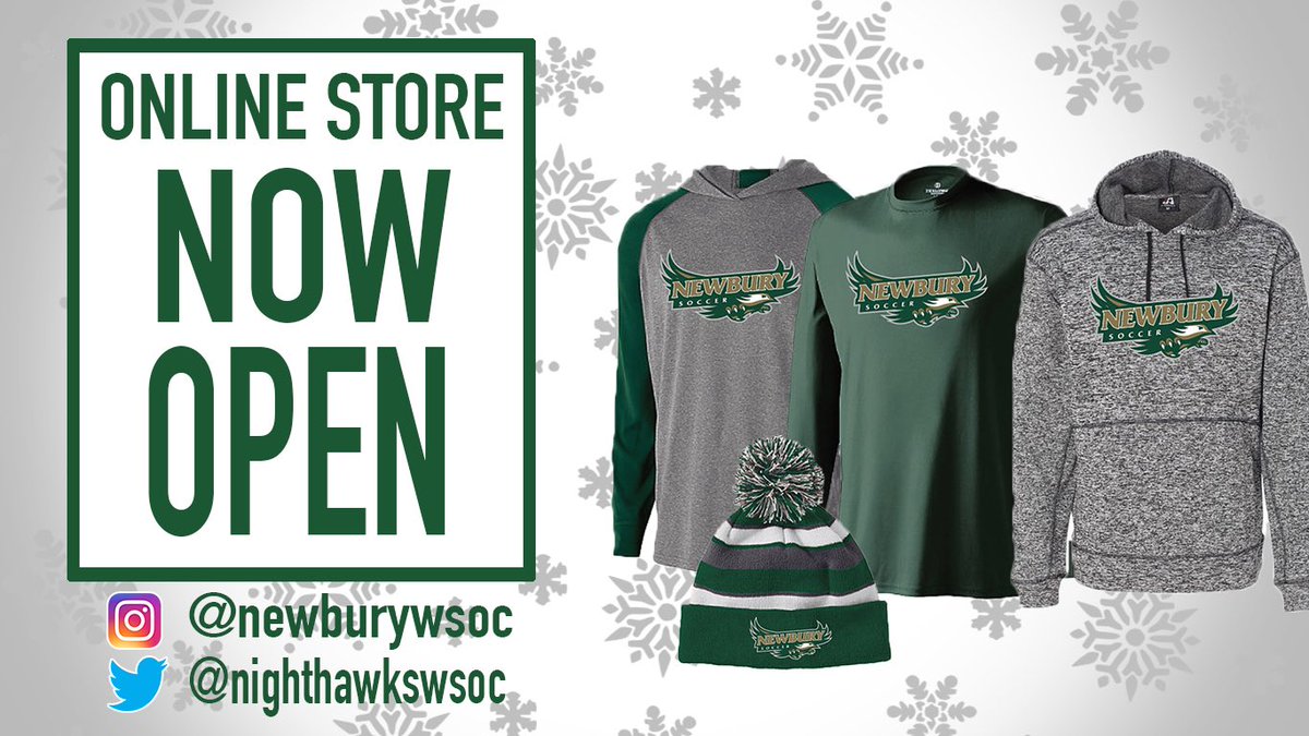 NighthawksWSOC's tweet photo. Team Store is open until January 22nd be sure to get your Newbury Soccer gear this Holiday Season❄️⛄️🎁https://t.co/6Obq3qSdxz https://t.co/7wYXDJJFMW