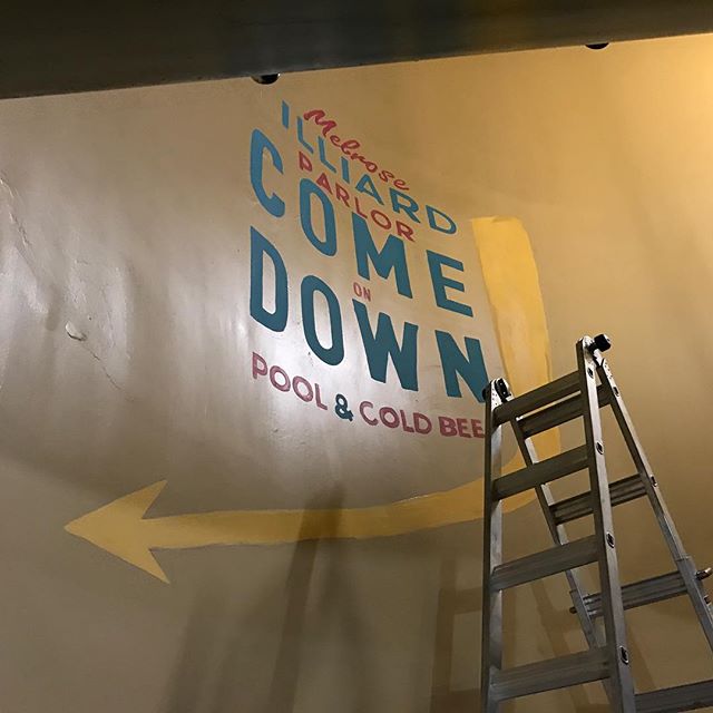 Got some new paint #Repost
Stage 1. #melrosebilliards 📷: @mrjeffstamper