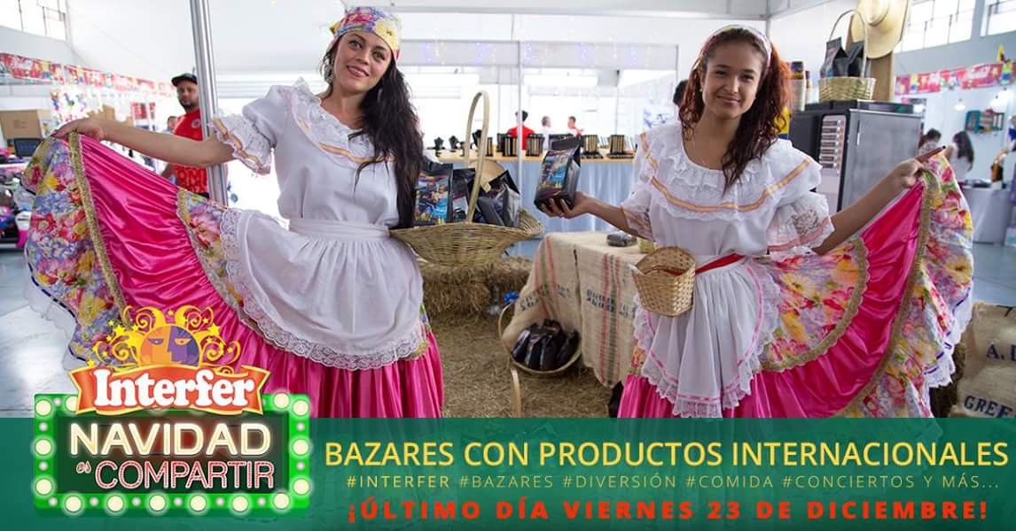 interfer_gt's tweet photo. Ven a los #Bazares a conocer nuestra gran variedad de productos Colombianos y de otros países - Te esperamos en #LaFeriaMásGrande https://t.co/2CsIJS8K5b