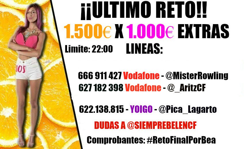 Sr_Peter_'s tweet photo. ATENCION MI LINEA QUEDA CERRADA... PODÉIS SEGUIR RECARGANDO EN ESTAS LINEAS ⤵⤵⤵#RetoFinalPorBea #FinalGH17 https://t.co/otP7VMD32x