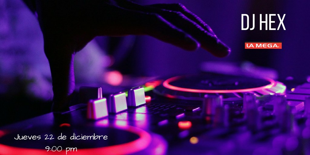 LaMega107's tweet photo. ¡Sube el volumen a la música que ya comenzó la rumba! Escucha las sesiones de #DjHex en La Mega #DondeSea >> https://t.co/24uiOVPpKD https://t.co/48BMDuHspb