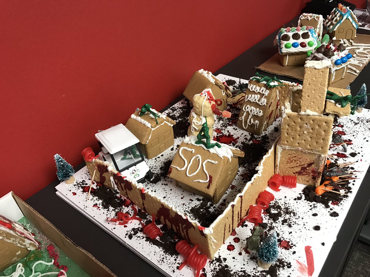 laurenmarie0417's tweet photo. Gingerbread house competition!!! Charlie Brown won! Internals win for the 2nd year in a row! @BahaLadyShan @TonyZwart https://t.co/RDjbp5TPSY