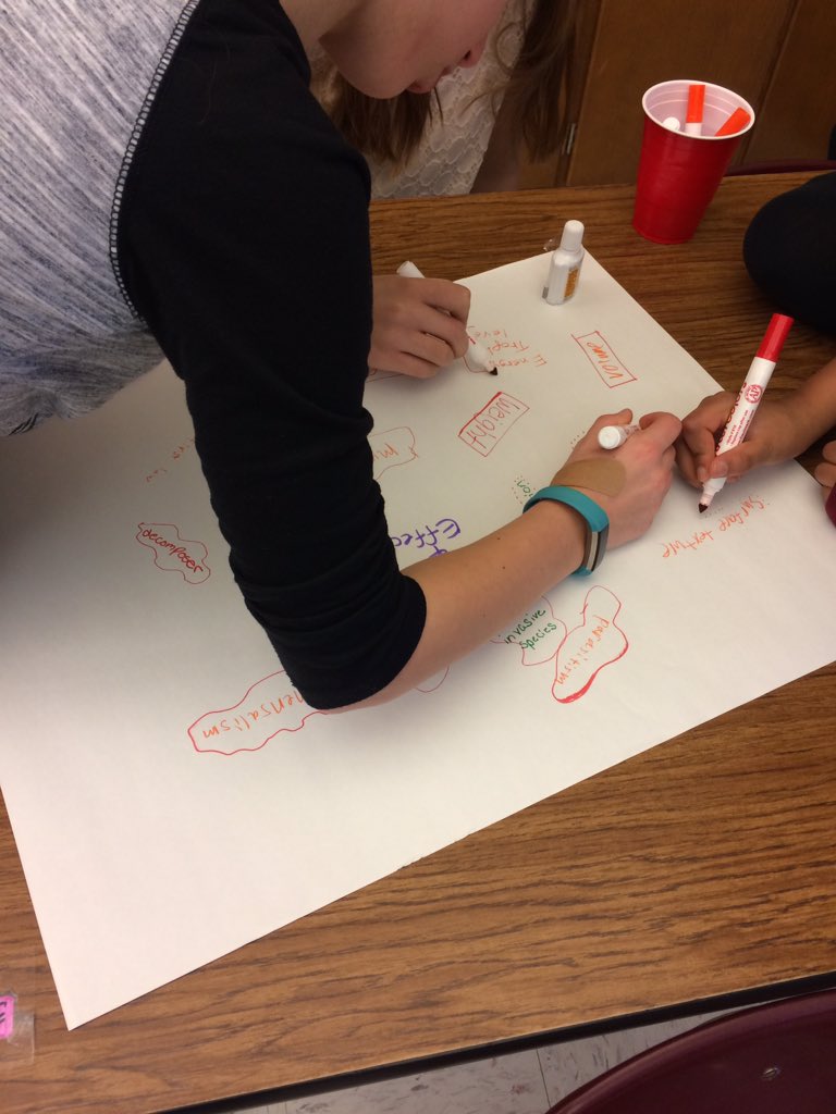 Hard at work making connections with the NGSS Cross Cutting Concepts and our curriculum. <a href="/RandolphMiddle/">RandolphMiddleSchool</a> <a href="/anne_vitale/">Anne Vitale</a>