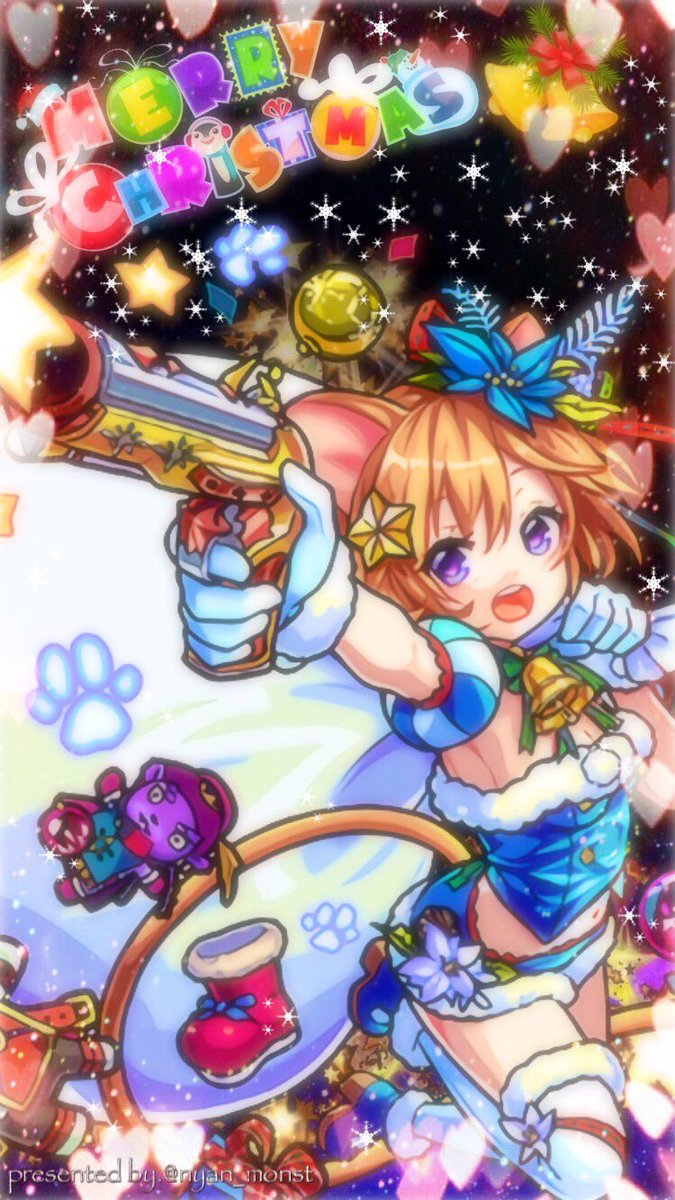 にゃん Pa Twitter フリー壁紙 待受 Rtお願いします かわいこちゃんたち 保存される方は 必ずリツイート をお願いします 壁紙への文字入れはしません にゃんモンスト画像 モンスト