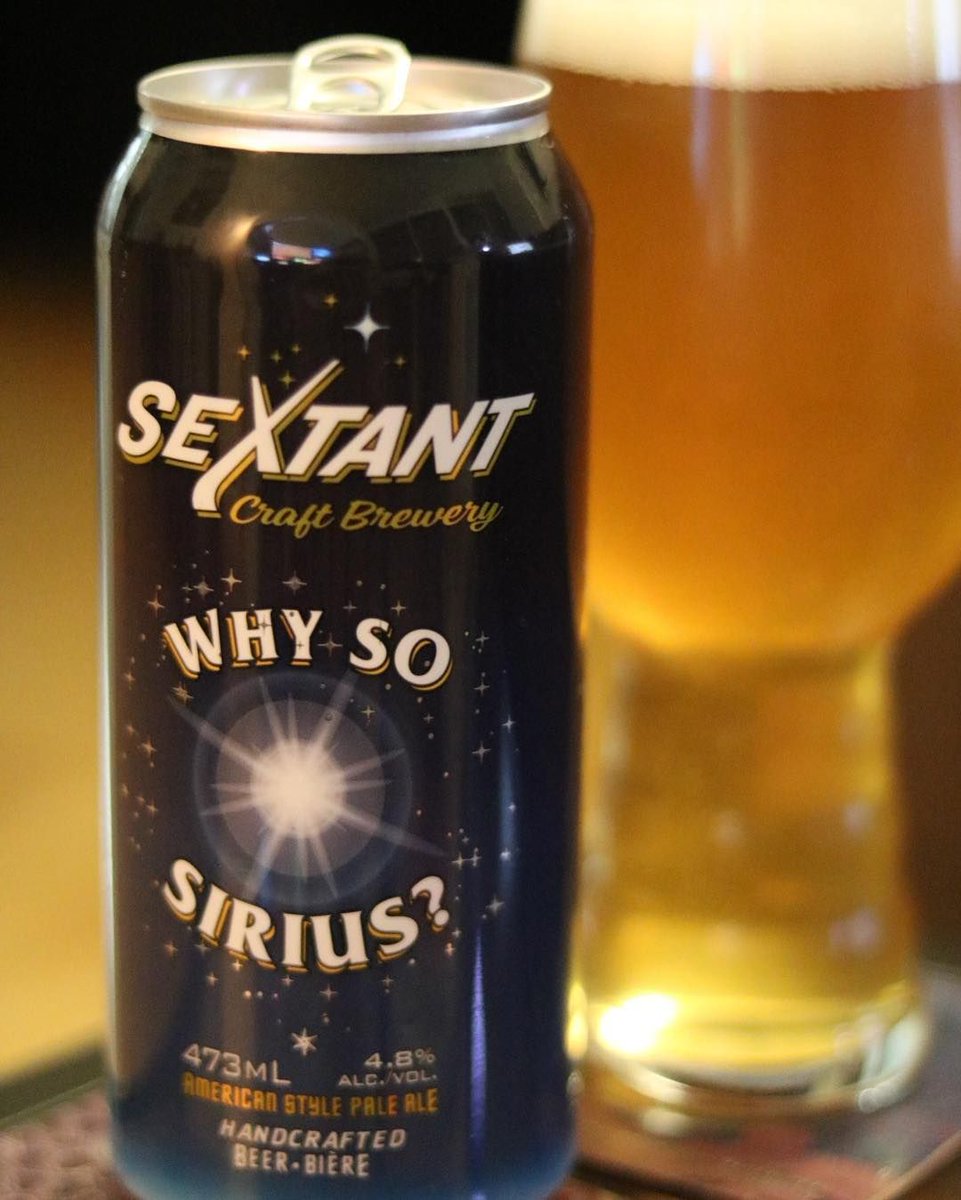 Crisp pale ale from new Ontario brewers <a href="/SextantBeer/">Sextant CraftBrewery</a>. 

#OCB #CraftBeer #DrinkCraft #Beer