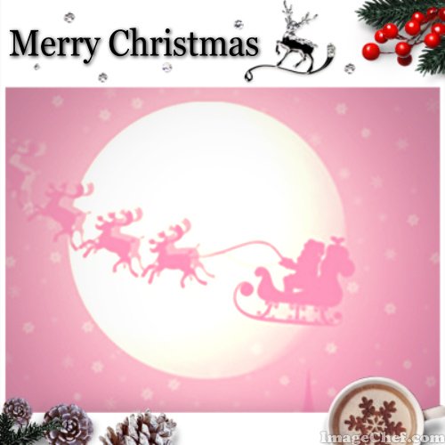 メリークリスマス(^^♪
イラスト背景