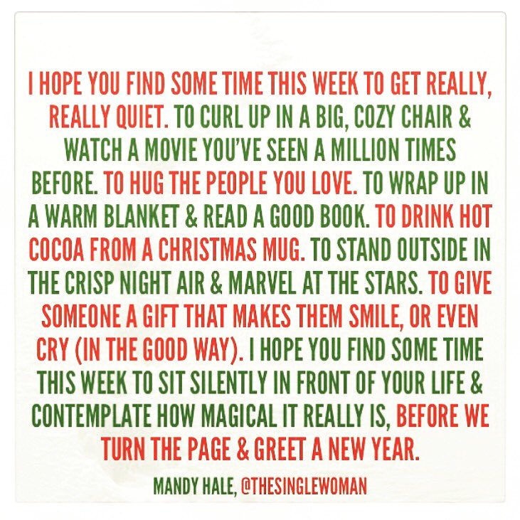 I wrote this two years ago &amp; it's become sort of a yearly tradition for me to post it... ❤️🎄🎁🎅🏼
