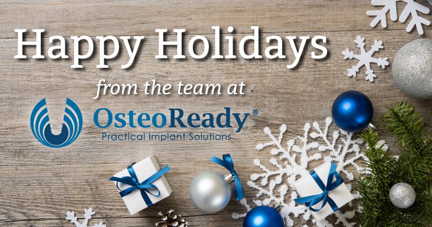 OsteoReady's tweet photo. However you celebrate, the team at OsteoReady wishes you joy &amp; prosperity this holiday season and throughout the coming year. Happy Holidays https://t.co/PrcMeVSoqA