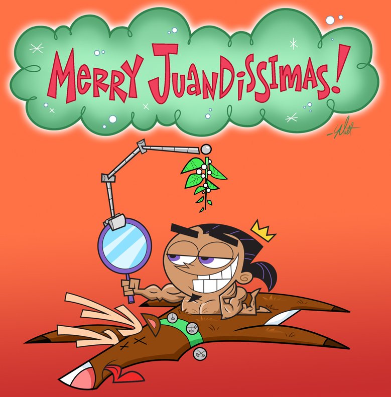 realhartman's tweet photo. Merry Juandissimas! #FairlyOddParents @NickelodeonTV @NickAnimation https://t.co/TjyYL2KoS6