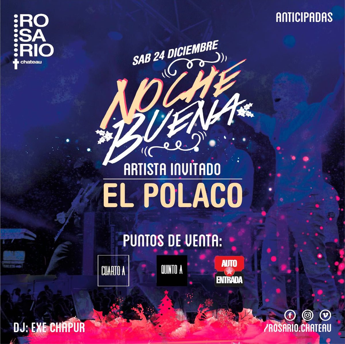 24.12 en Rosario Chateau #nochebuena #ElPolaco
ANTICIPADAS ACÁ 💣
Wp 3518037309