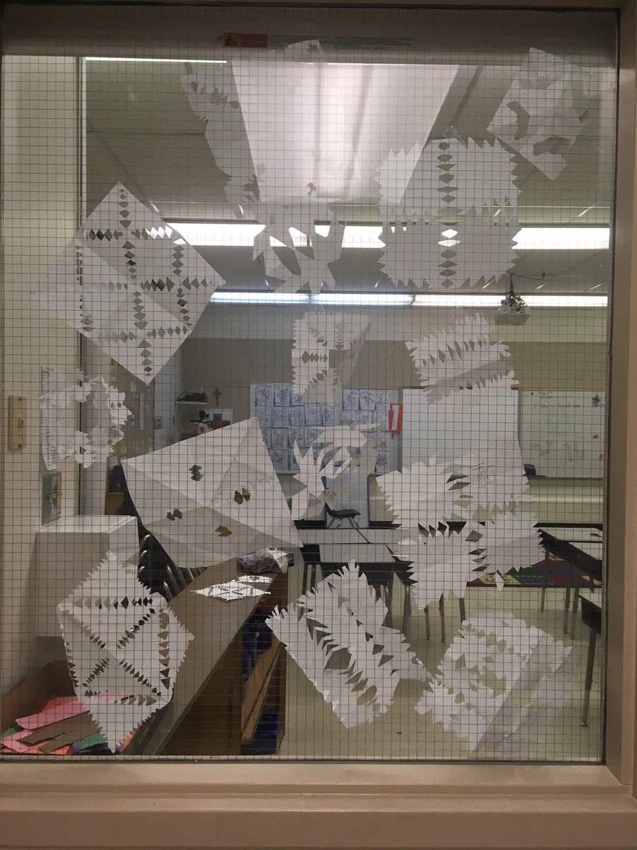 Snow day in 1C!  #shapes #patterns #math #art #creativity #winter #flg