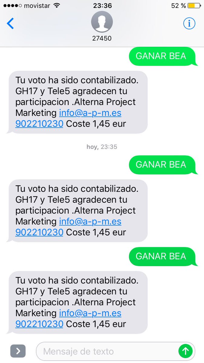 kristinetta's tweet photo. Vamosssss no nos podemos rendir ahora!! Tiene q ser ella la GANADORA!! GANAR BEA 27450 #BeaGanadora #FinalGH17 #RetoFinalPorBea https://t.co/TsijE1kB7H