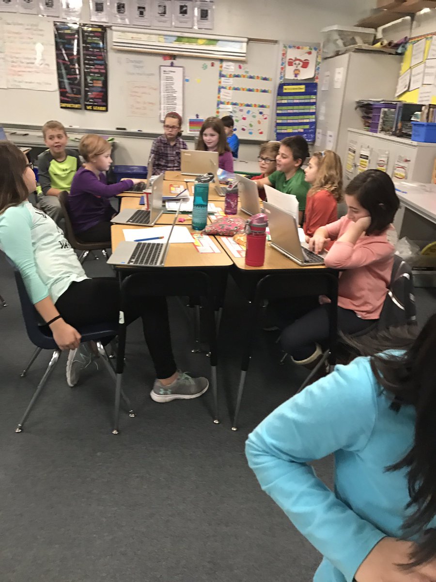 Students are publishing their research in google slides!