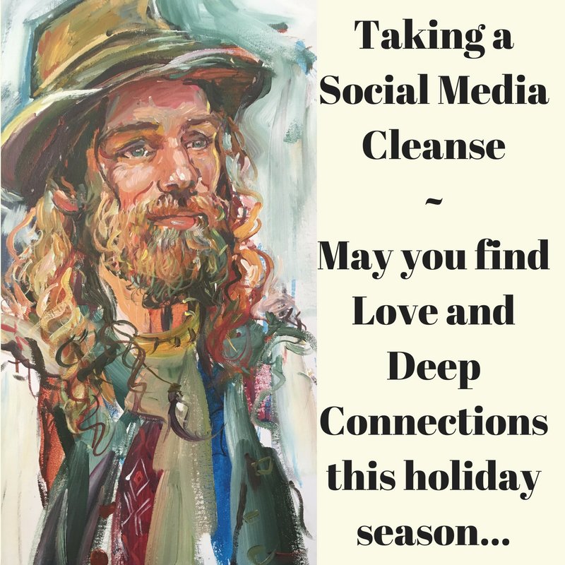 Big love and blessings to you all this holiday season.
Doing a Social Media Cleanse
Will not be available via any platform till next year
Y~