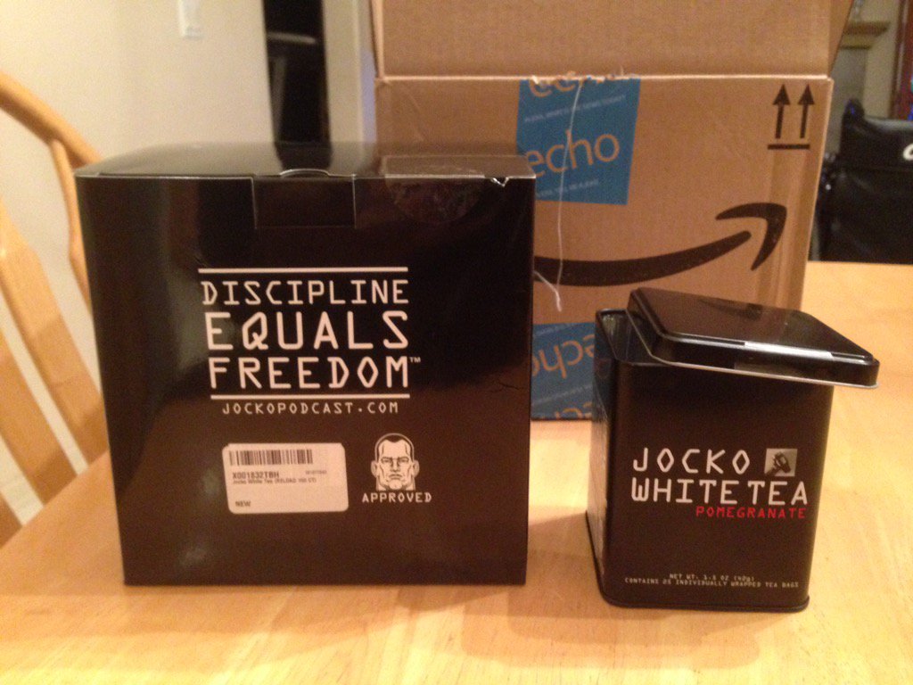 Jocko Willink on Twitter "Yep. JOCKO WHITE TEA Tins, RELOAD, GET