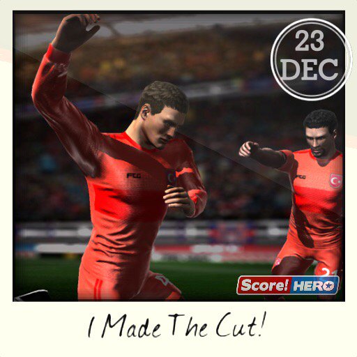 I Made The Cut! #scorehero itunes.apple.com/gb/app/Score!-…