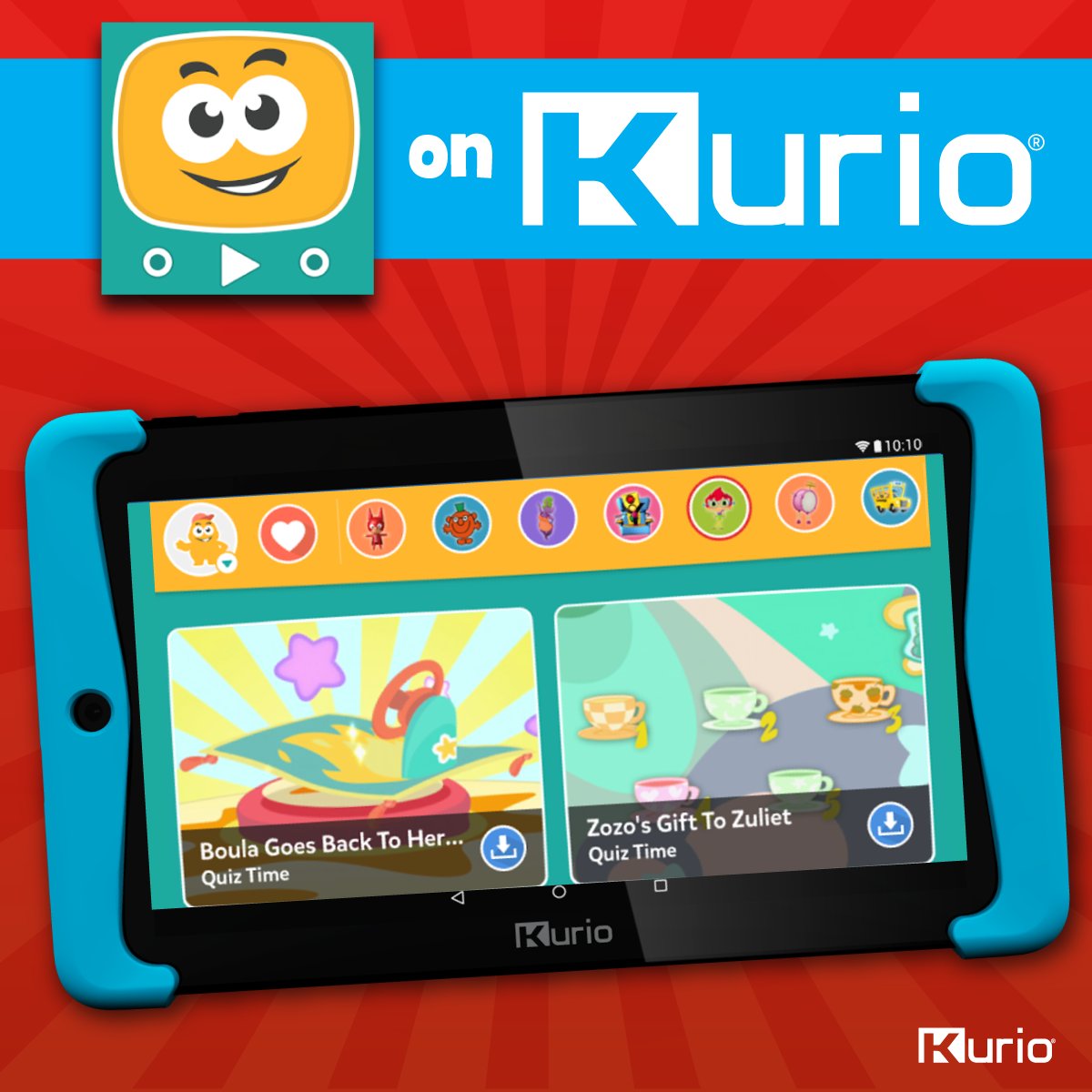 KDInteractiveUS's tweet photo. Kids 2-7 can use #Kidjo to watch age app. videos on their Kurio Xtreme 2! #KurioKids https://t.co/87LftL9C1o