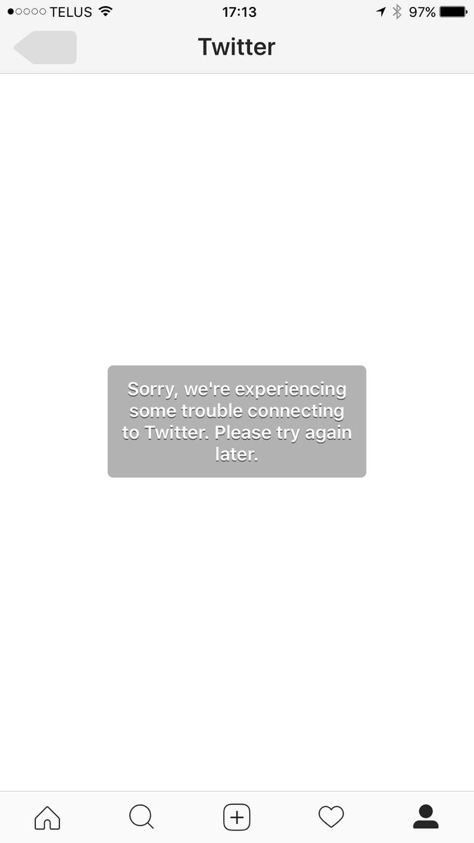 craigpilgrim's tweet photo. Does anyone in the #twitter or #instagram know what this means or is having a similar problem? https://t.co/ul6CDhd19t
