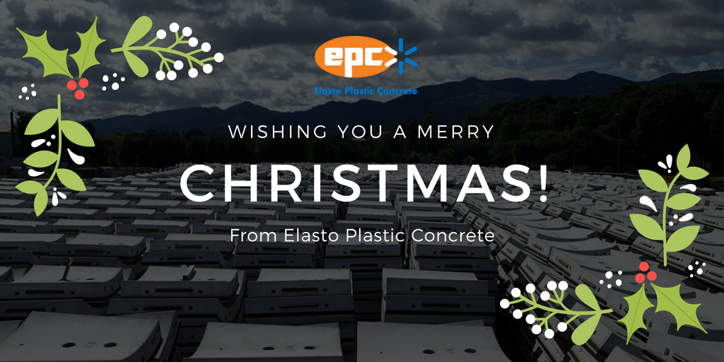 Wishing you a very Merry Christmas and a Happy New Year from Elasto Plastic Concrete