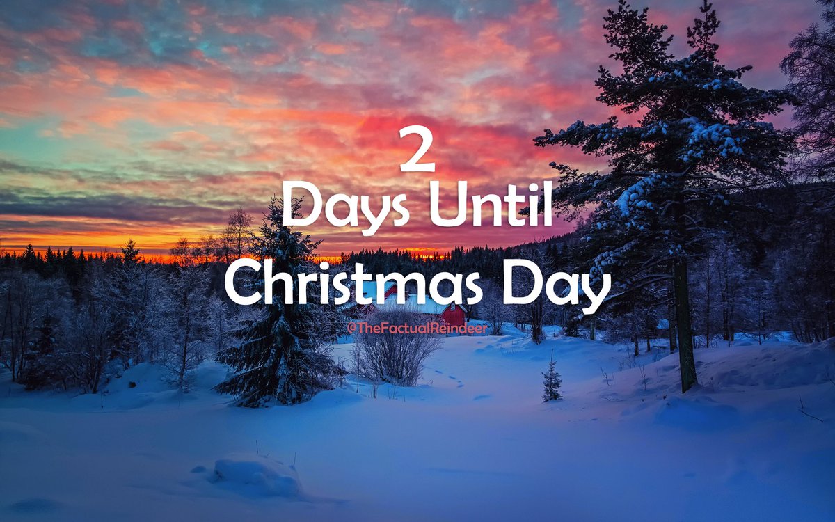ChristmasFactsC's tweet photo. 2 days until #christmas 

#ChristmasCountdown https://t.co/cKo8VHZz4T