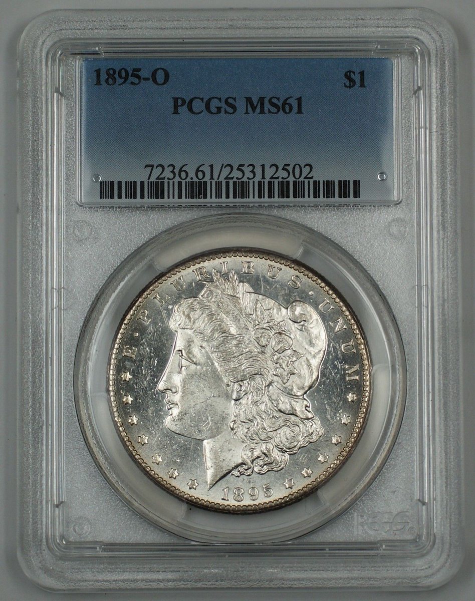 PriceGuideApp's tweet image. This 1895-O Morgan Silver Dollar PCGS MS61 recently became the highest priced silver coin sold in 2016! 

List Here: priceguideapp.com/coins/Top-Sell…