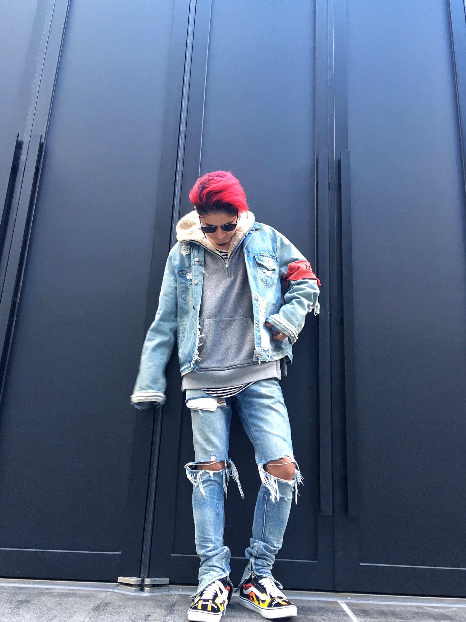 【高木琢也着】VETEMENTS ×   パーカー 高木琢也着】VETEMENTS × TOMMY HILFIGER パーカー