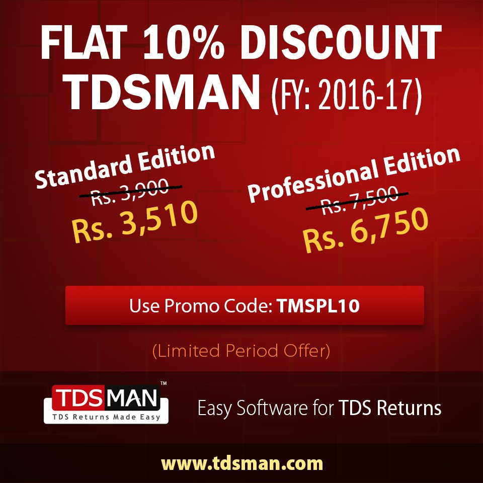 TDS_MAN's tweet image. Get 10% Off using promo code: TMSPL10 #TDS_Software
Order Now &amp;gt;&amp;gt; tdsman.com/pricing.asp?co…