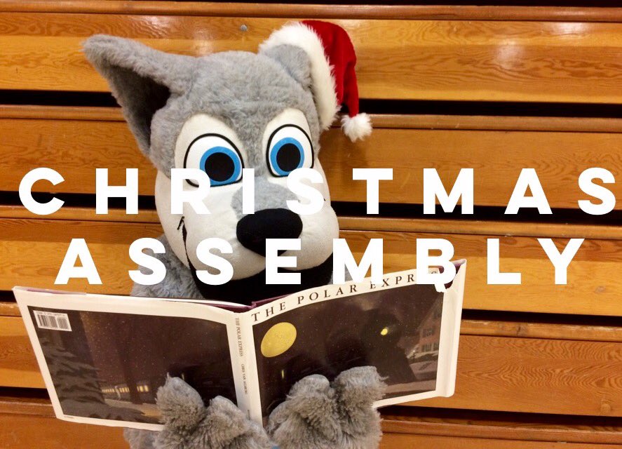 one more day till holiday break and it's the christmas assembly!!!!
