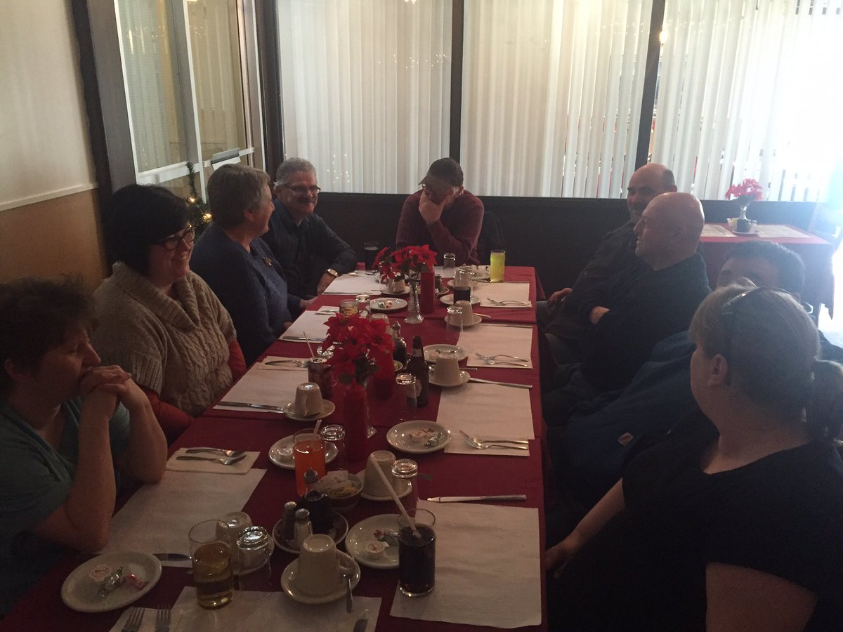 Christmas dinner with the employees.
@DKICanada <a href="/WhitterShannon/">Shannon Whitter</a>  <a href="/ChrisSch10/">Chris Schmidt</a>