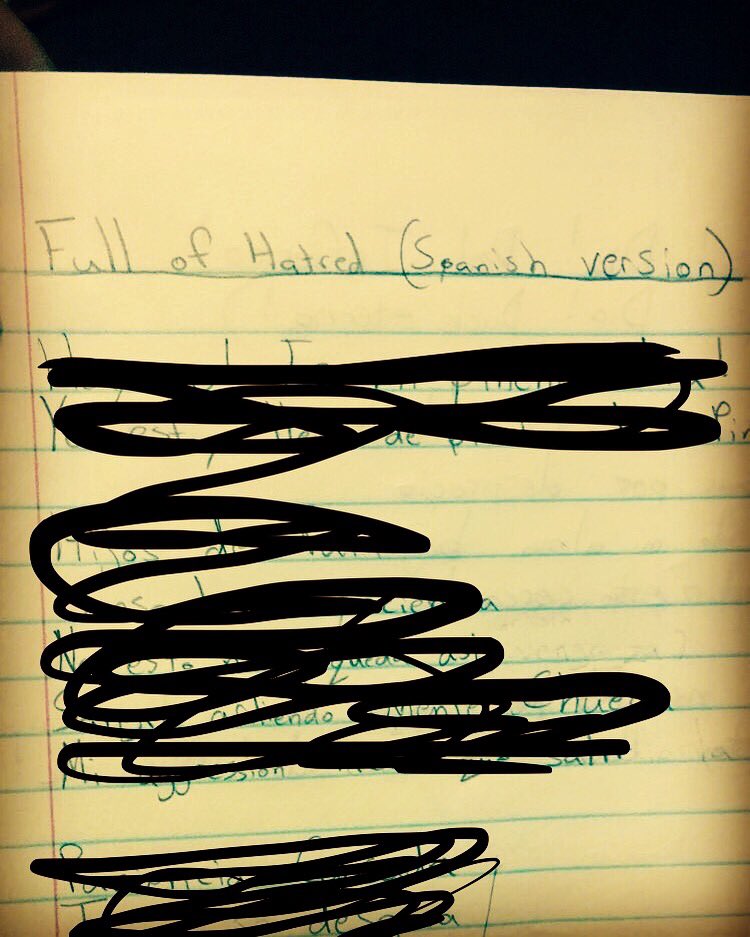 Full Of Hatred (Spanish Version) 
Coming soon to Ears near you ! 
😬😈🤘🏼👊🏽🇲🇽