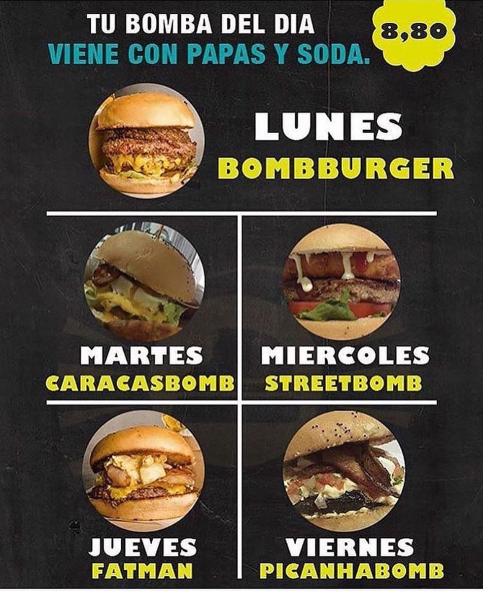 RestaurantesVIP's tweet photo. Está muy bueno este Menú @Bombburgerpty recomendado Full #MenuPanama #Panama #PanamaRestaurante https://t.co/IcnFaa3AZm