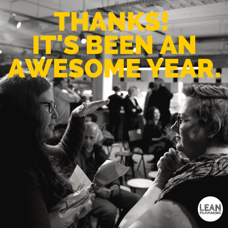 Thanks to the fantastic #filmmakers #actors #creators who came to our events this year. We can't wait to get more films done in 2017.
