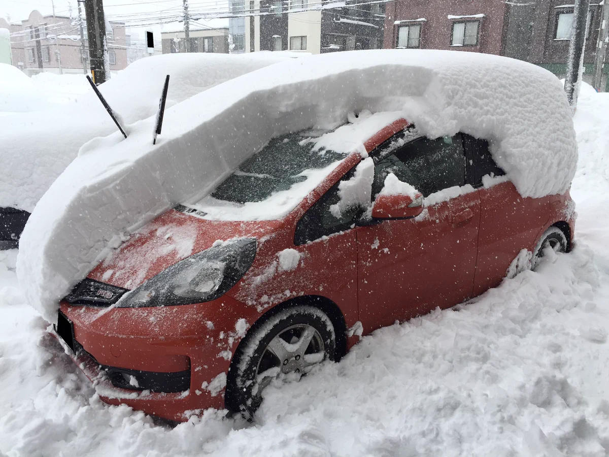 札幌市の２４時間での降雪量を可視化してみた結果…やべぇｗｗｗ