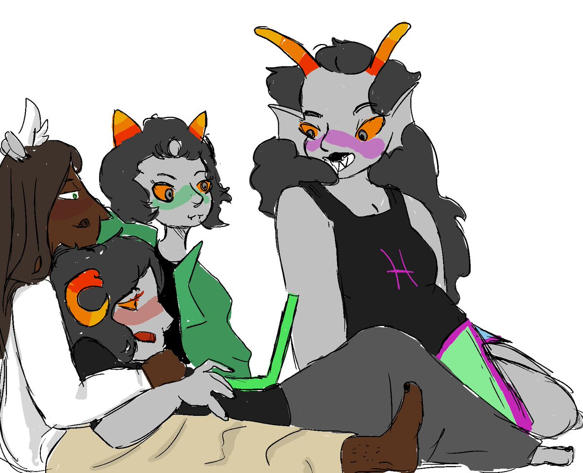 m0ssamore's tweet photo. cuddly gays #feferipiexes #jadeharely #nepetalejion #aradiamegido https://t.co/L9m8m7LSxm