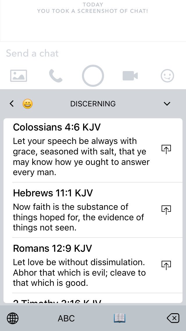 ChinnyOh's tweet photo. I JUST FOUND OUT YOU CAN ENABLE YOUR BIBLE AS A KEYBOARD &amp; IT HELPS YOU FIND SCRIPTURES DURING CONVERSATIONS WITH KEYWORDS. I'M TOO PUMPED!! https://t.co/a2o3pb4kxr