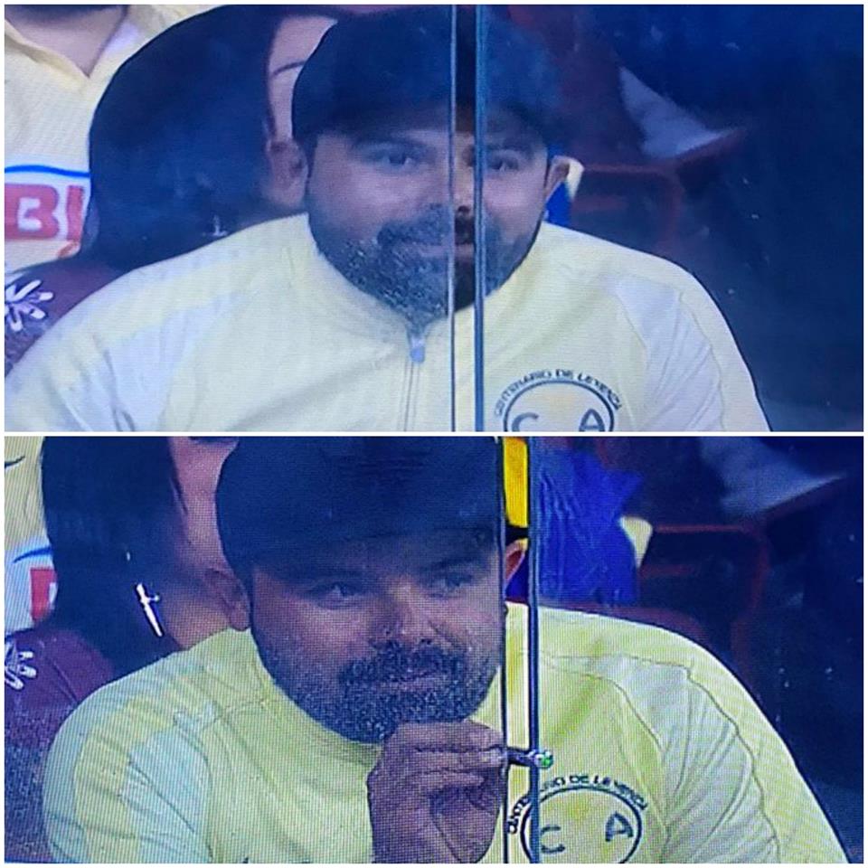 El 'aficionado' que va al Estadio Azteca a molestar a los jugadores con un láser en lugar de disfrutar una final. QUEMADO A NIVEL NACIONAL.