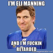 therealdasu's tweet photo. I usually don't do this but #EliManning sucks https://t.co/9NvVkNW7g3