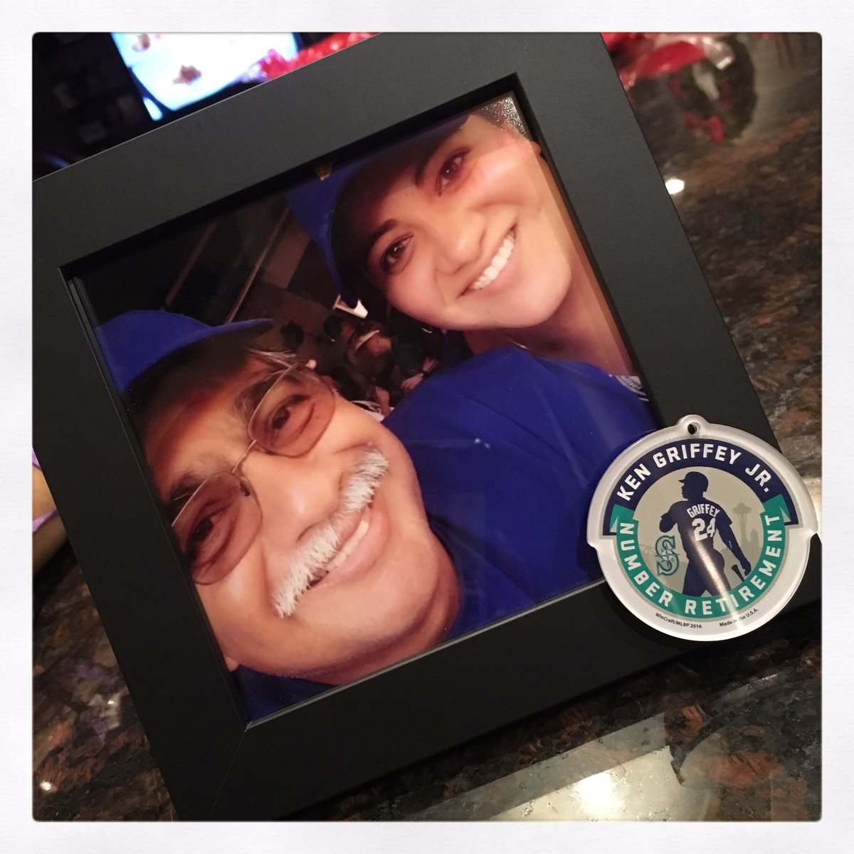 Soundtechdez's tweet photo. I think he'll like it! #DaddyDaughterWeekend #Mariners #GriffeyWeekend https://t.co/IqJLXd83Hd